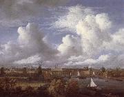 Jacob van Ruisdael Panoramic View of the Amstel Looking towards Amsterdam Sweden oil painting artist